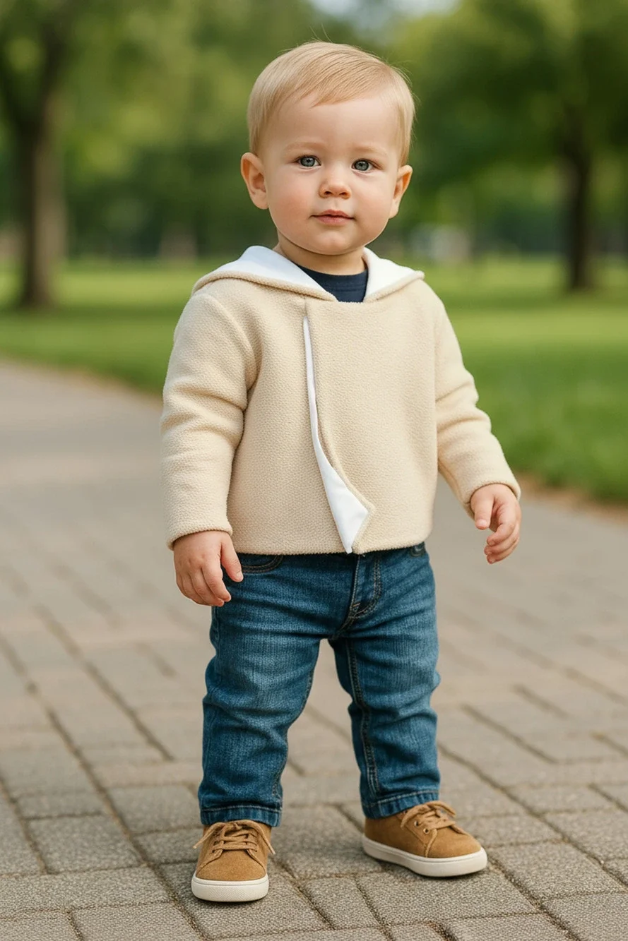 NWT First Impressions Unisex Faux Sherpa Lined Hooded Jacket 18 Months